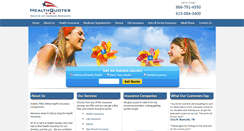 Desktop Screenshot of healthquotesusa.com